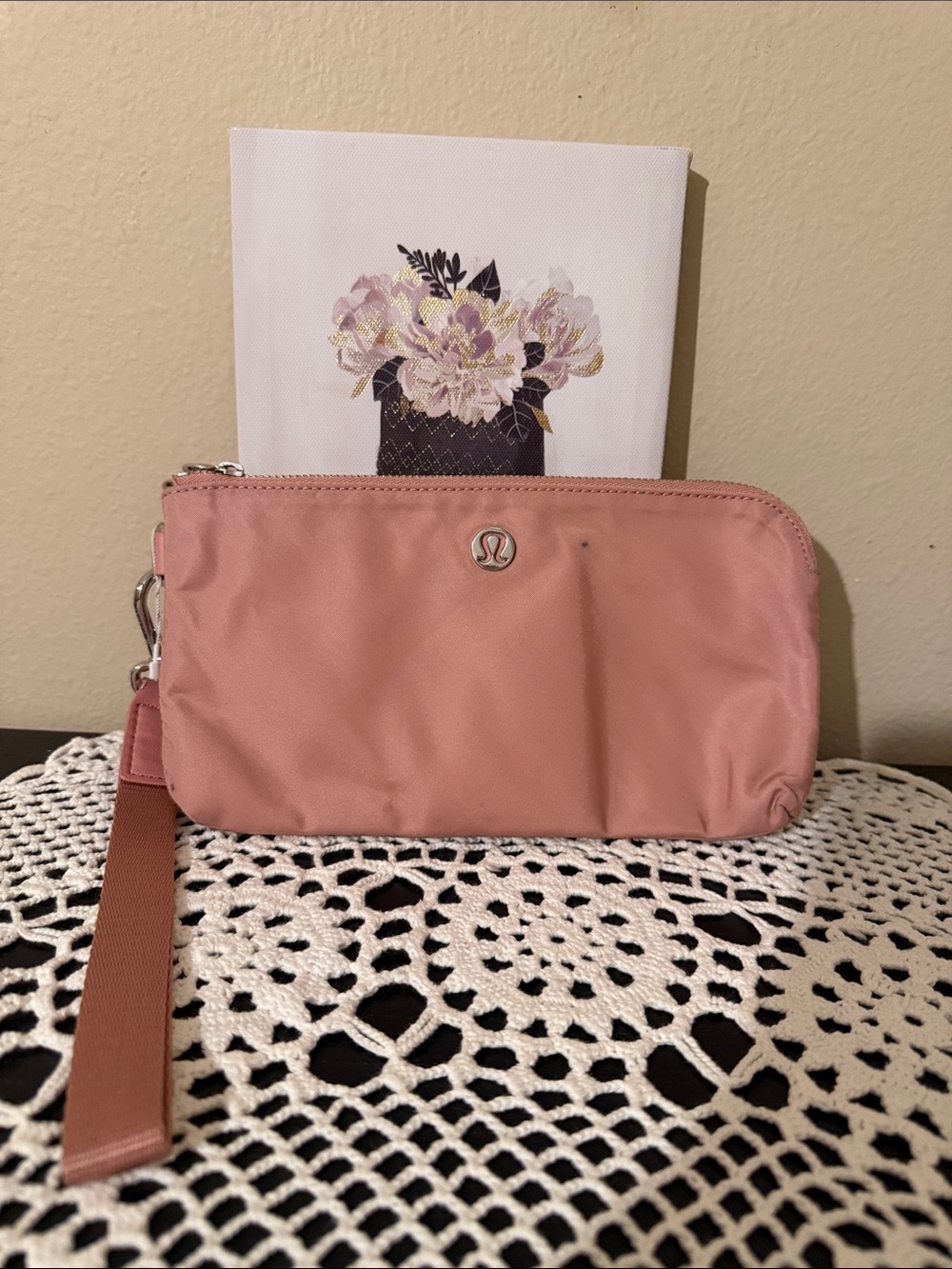 lululemon athletica Dusty Rose Wristlet Clutch